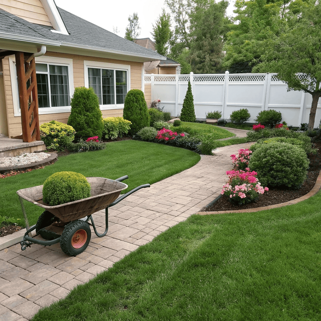 Summer garden maintenance